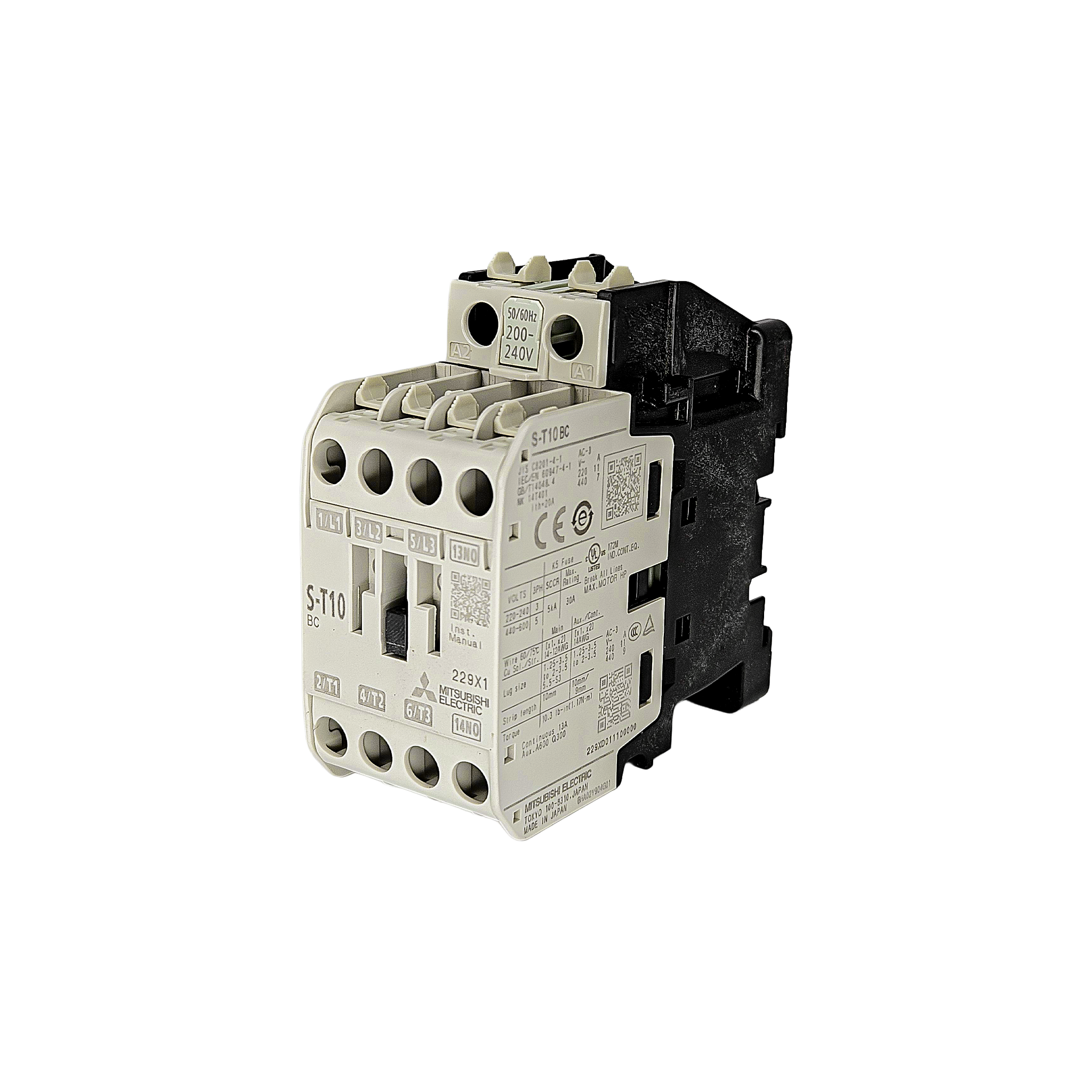 CONTATOR MITSUBISHI TRIPOLAR S-T 10 11A